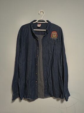 United Brotherhood Of Carpenters and Joiners of America Denim Long Sleeve XXL